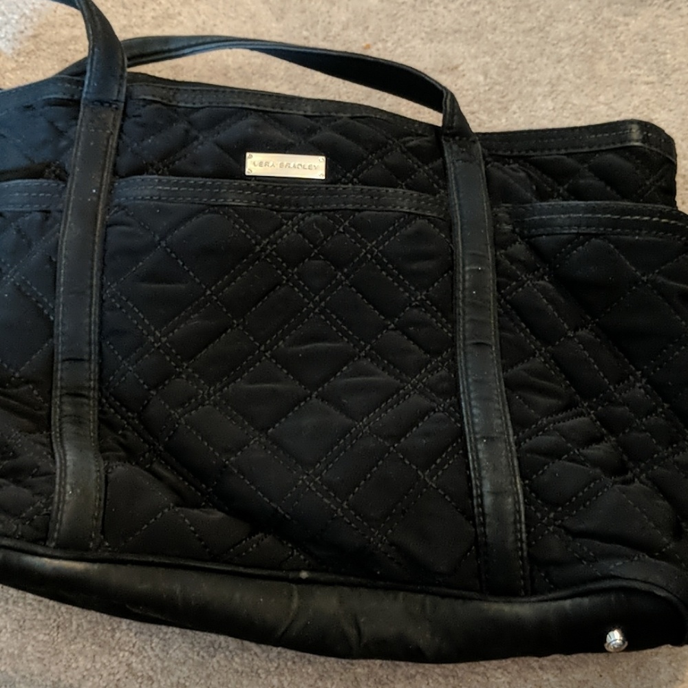 Small Vera Bradley black tote